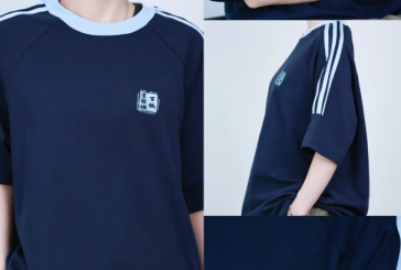 海军蓝撞色短袖T恤火了！清爽高级又百搭，全班穿都超有范儿